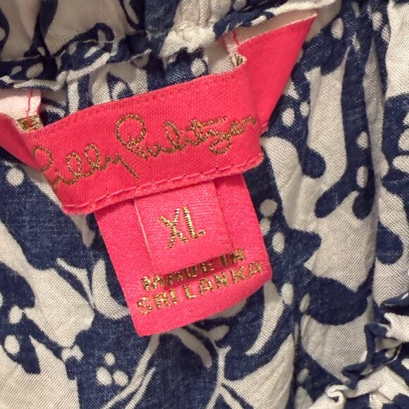 Lilly Pulitzer Nevie Off-The-Shoulder Top Size XL - Picture 4 of 6